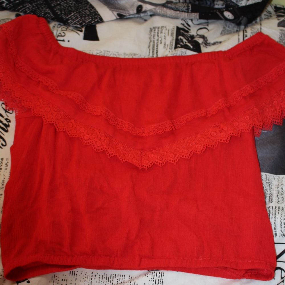Strapless Crop Top